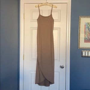 Cute Neutral Tan throw on dress